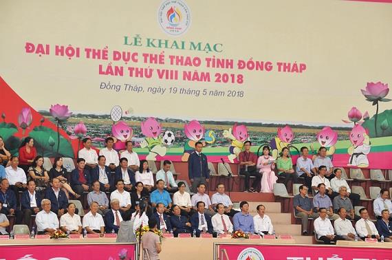 Mon Amie may đồng phục cao cấp cho Đại Hội thể thao tỉnh Đồng Tháp lần thứ VIII năm 2018